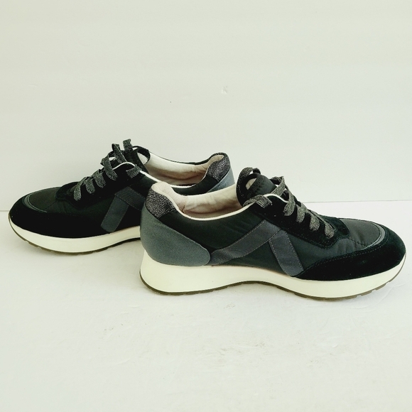 NEW Munro Piper Sneaker Suede Low Top Glitter Lace Up Arch Support Size 9.5 - Picture 2 of 7